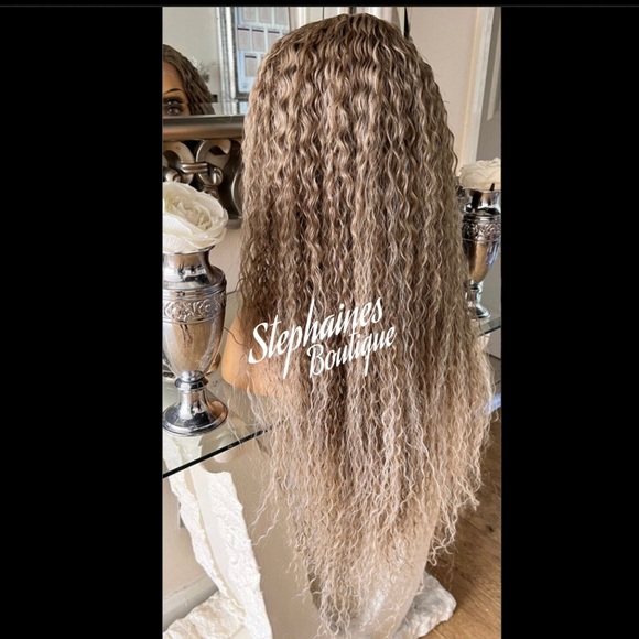 Human Hair Blended Lace Front Wig main image 5